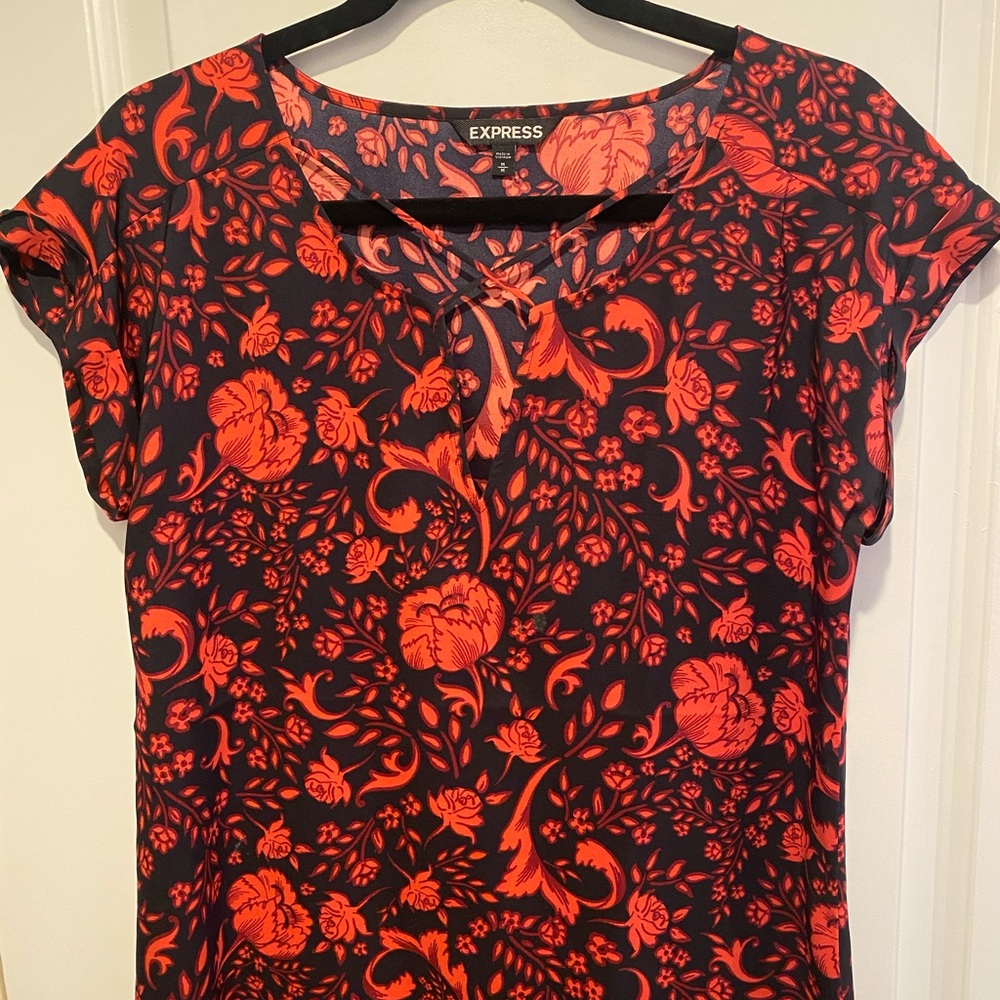 Express Cap Sleeve Blouse